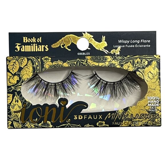 Ioni Book of Familiars – Wispy Long Flare Faux Mink Lashes - Picture 1 of 4